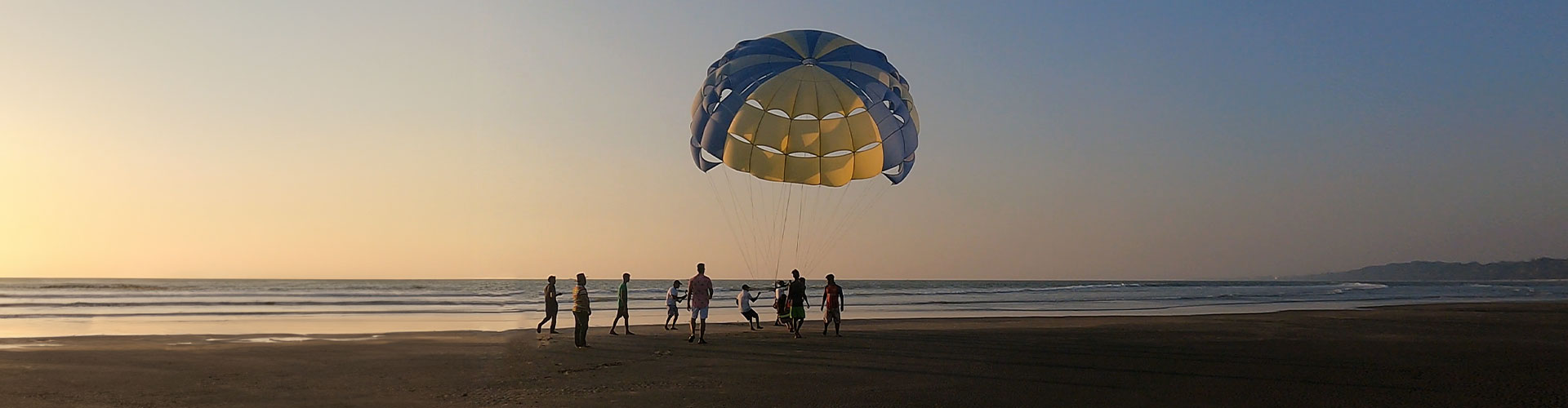 Parasailing at Cox's Bazar, Bangladesh