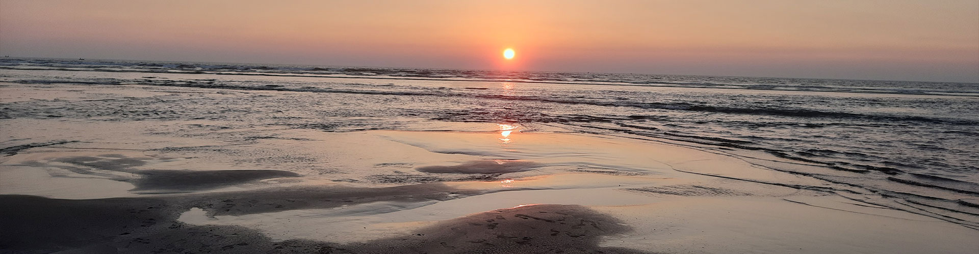 Private Beach View at Cox's Bazar, Bangladesh