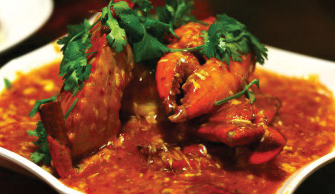 Different Types of Crab Masala Curry of Sampan Beach Resort