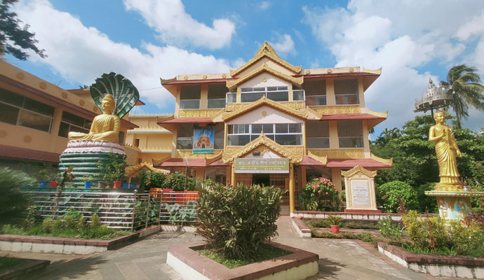 The Temple of Buddha in Ramu