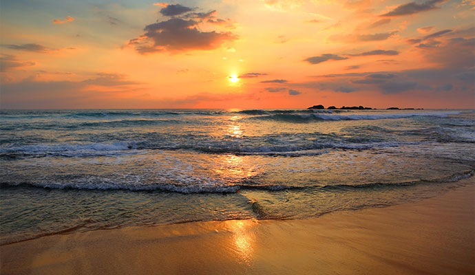 Sunset View at Cox's Bazar Sea Beach