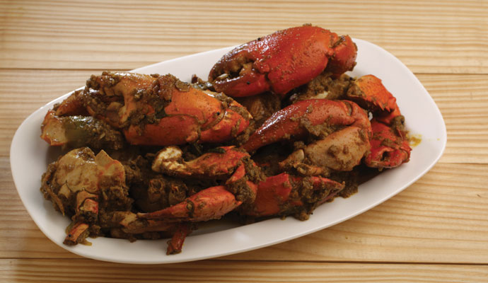 Tasty Crab Masala Curry near Marine Drive, Cox's Bazar